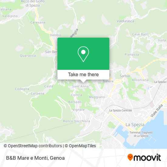 B&B Mare e Monti map