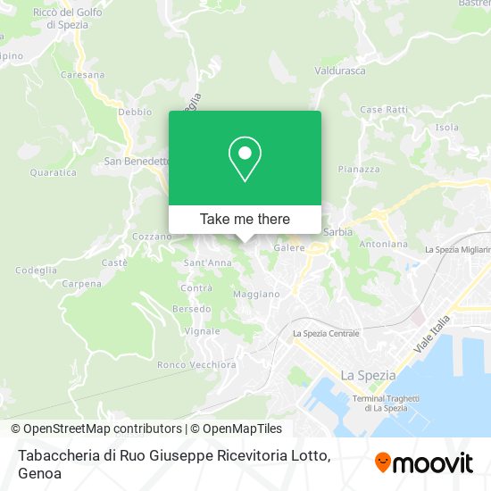 Tabaccheria di Ruo Giuseppe Ricevitoria Lotto map