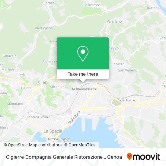 Cigierre-Compagnia Generale Ristorazione . map