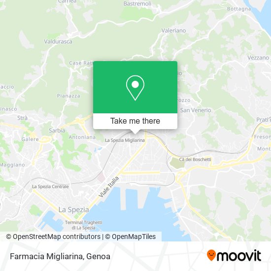 Farmacia Migliarina map