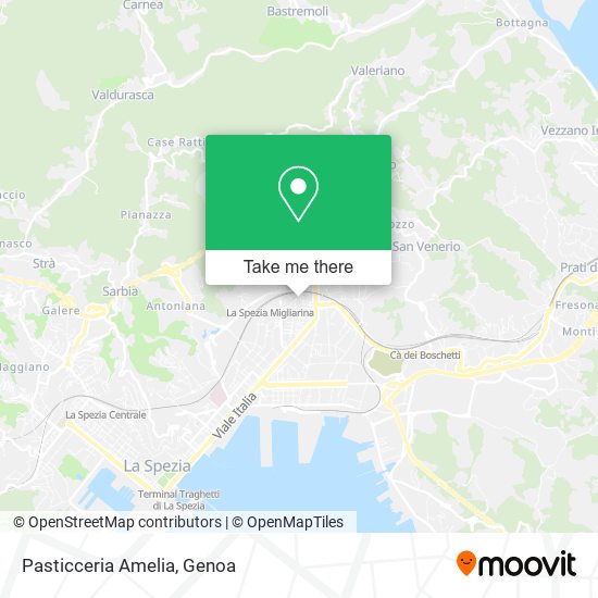 Pasticceria Amelia map