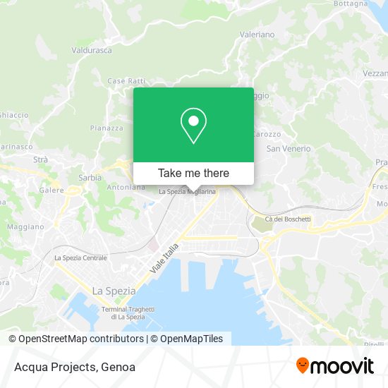 Acqua Projects map
