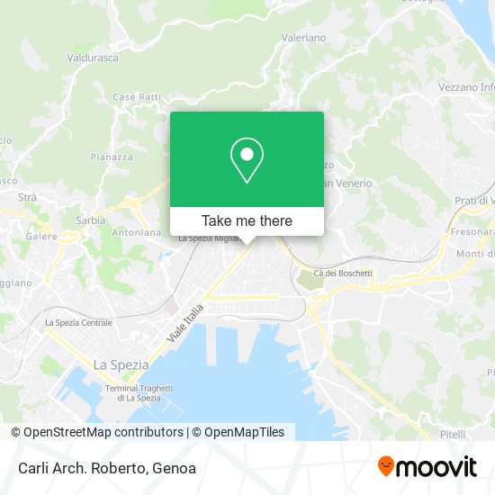 Carli Arch. Roberto map