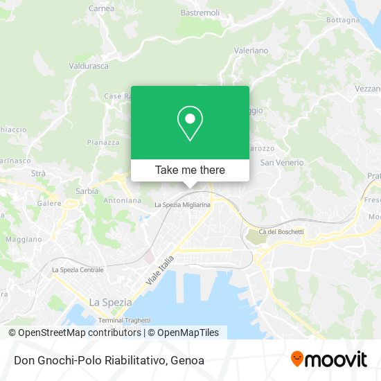 Don Gnochi-Polo Riabilitativo map