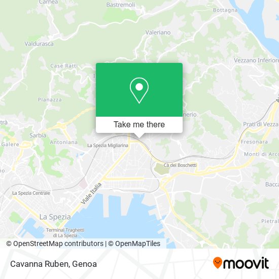 Cavanna Ruben map