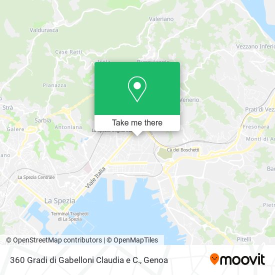 360 Gradi di Gabelloni Claudia e C. map