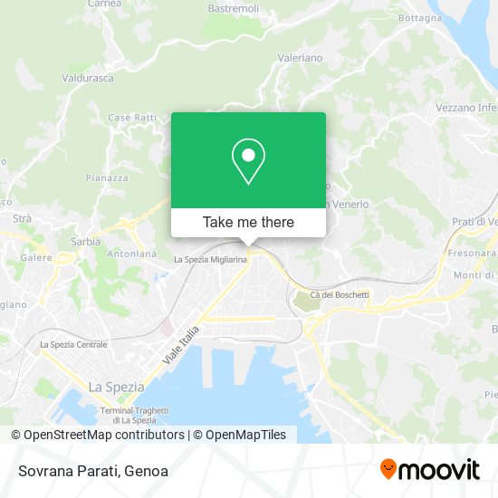 Sovrana Parati map