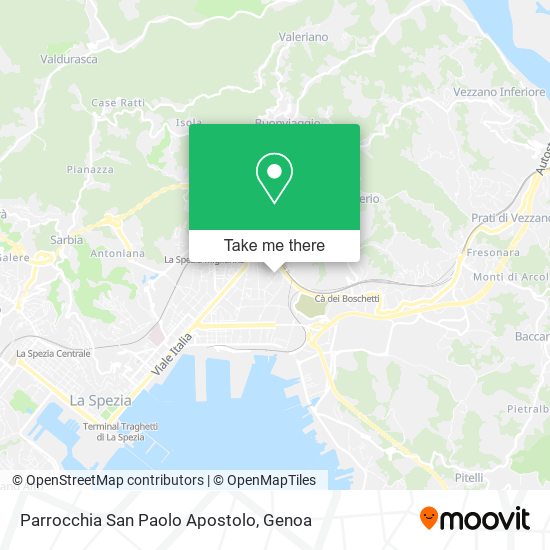 Parrocchia San Paolo Apostolo map