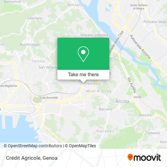 Crédit Agricole map