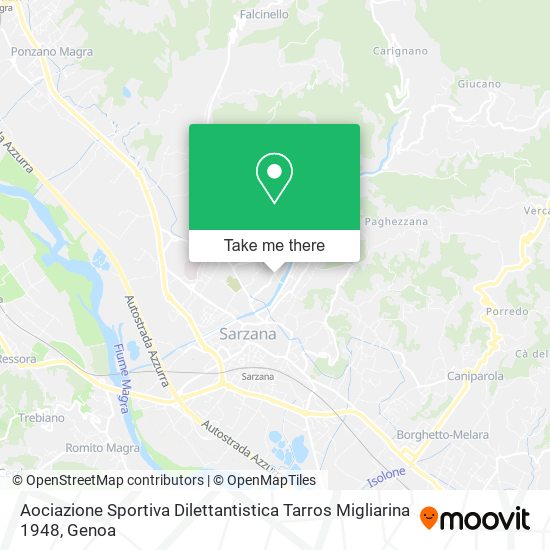Aociazione Sportiva Dilettantistica Tarros Migliarina 1948 map