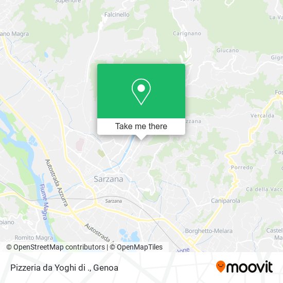 Pizzeria da Yoghi di . map