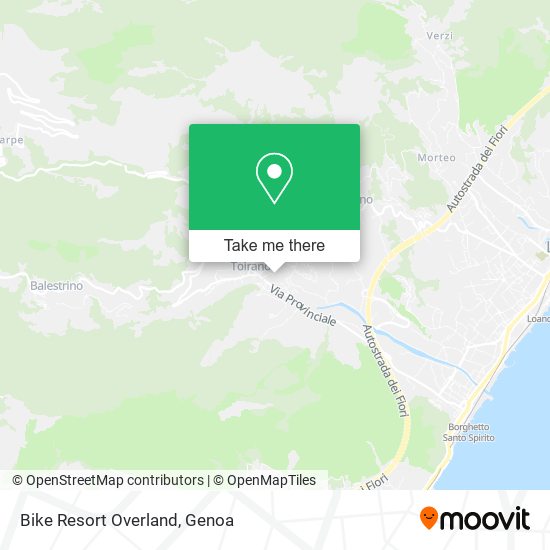 Bike Resort Overland map