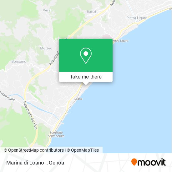 Marina di Loano . map