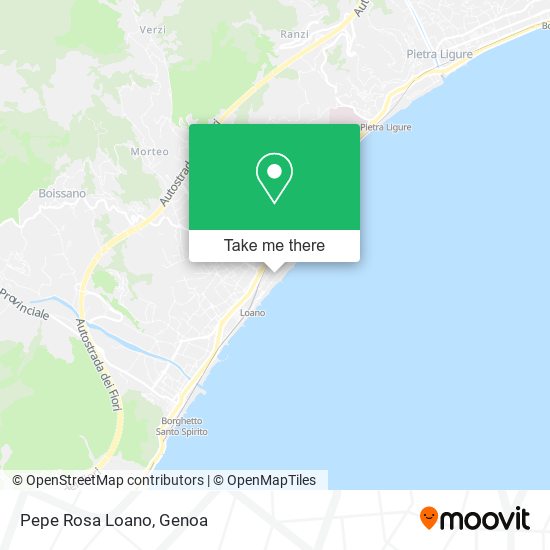 Pepe Rosa Loano map