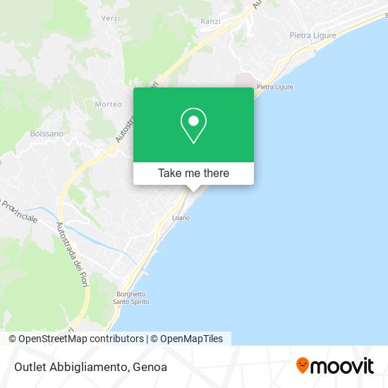 Outlet Abbigliamento map