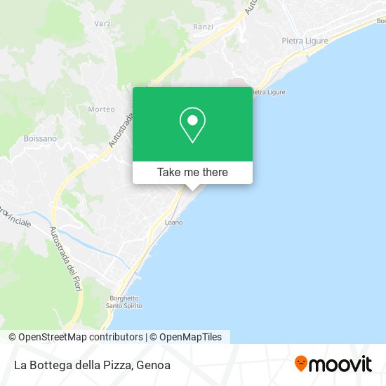 La Bottega della Pizza map