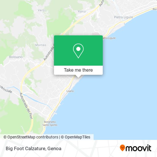 Big Foot Calzature map