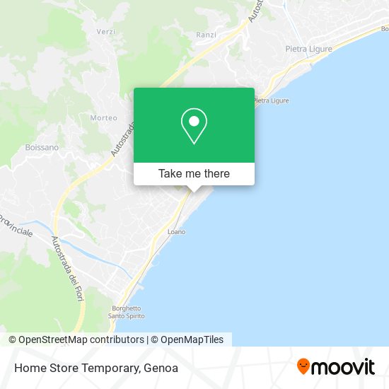 Home Store Temporary map