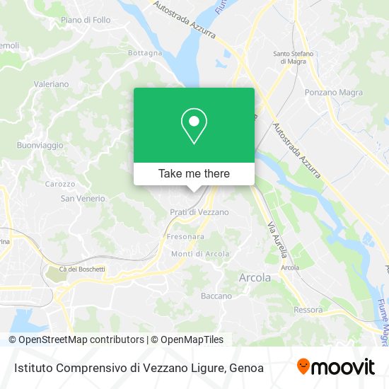 Istituto Comprensivo di Vezzano Ligure map