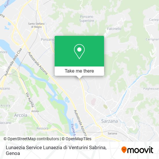 Lunaezia Service Lunaezia di Venturini Sabrina map