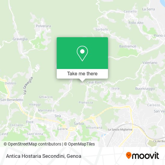 Antica Hostaria Secondini map