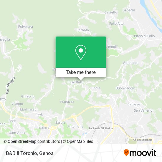 B&B il Torchio map