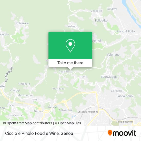 Ciccio e Pinolo Food e Wine map