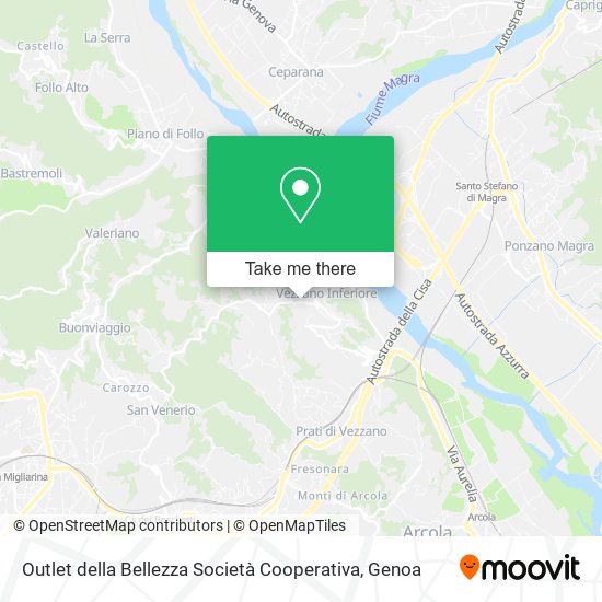 Outlet della Bellezza Società Cooperativa map