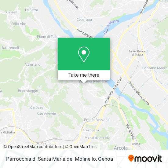 Parrocchia di Santa Maria del Molinello map