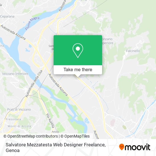 Salvatore Mezzatesta Web Designer Freelance map