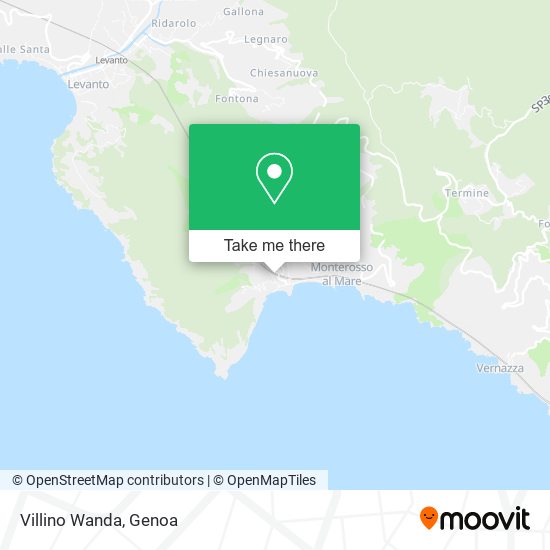 Villino Wanda map
