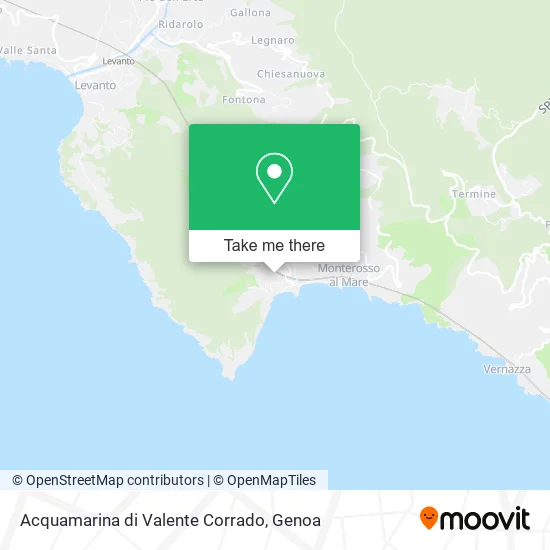 Acquamarina di Valente Corrado map