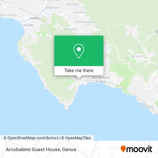 Arcobaleno Guest House map