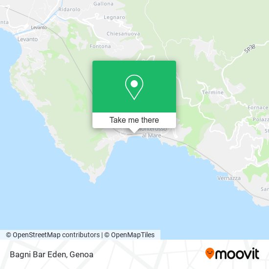 Bagni Bar Eden map
