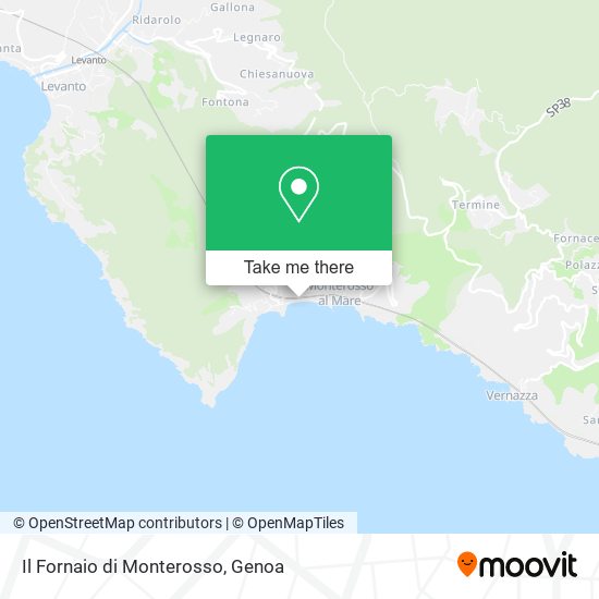 Il Fornaio di Monterosso map