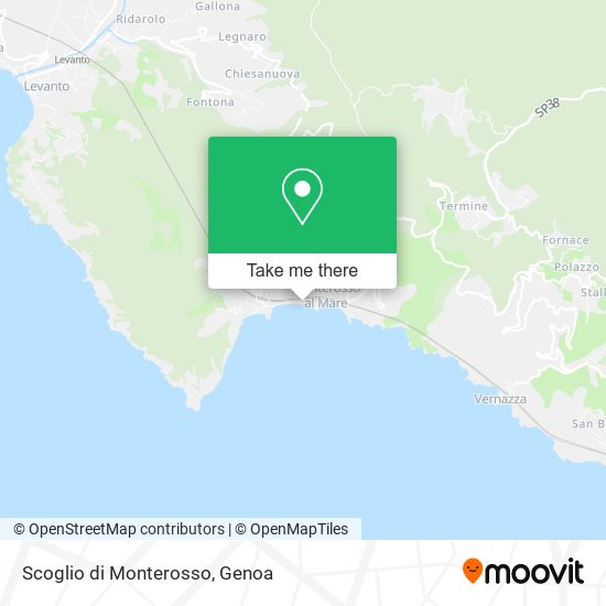 Scoglio di Monterosso map