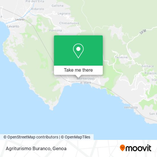 Agriturismo Buranco map