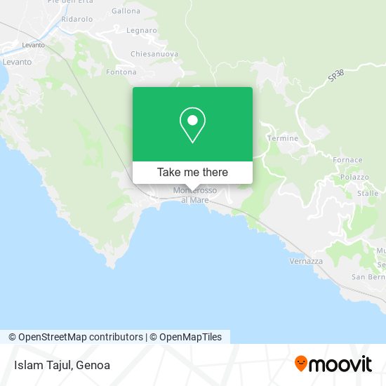 Islam Tajul map