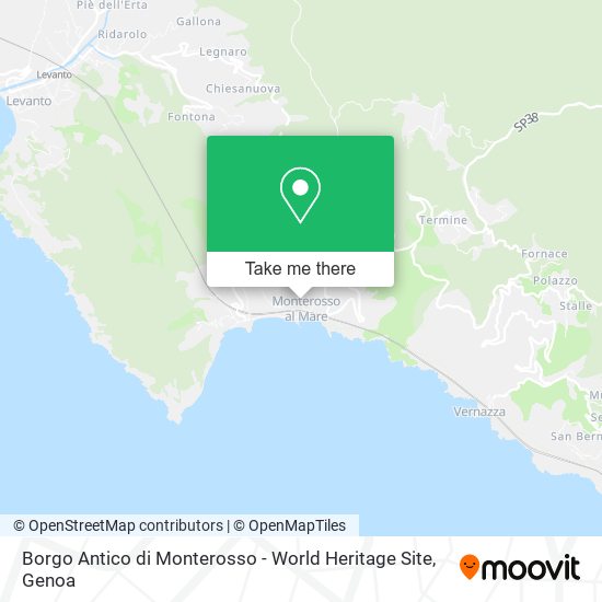 Borgo Antico di Monterosso - World Heritage Site map