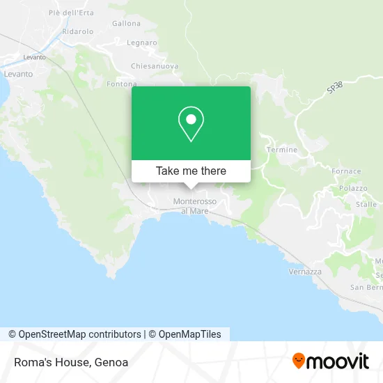 Roma's House map