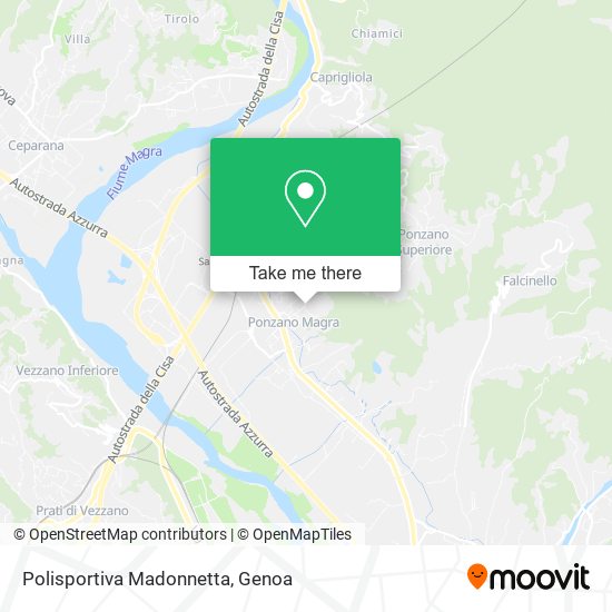 Polisportiva Madonnetta map