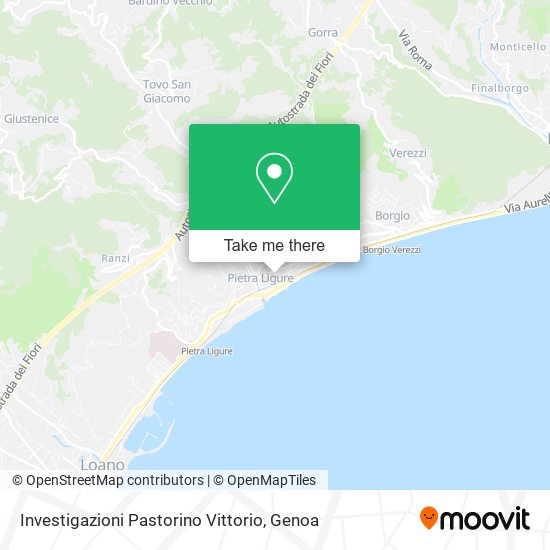 Investigazioni Pastorino Vittorio map