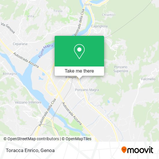 Toracca Enrico map