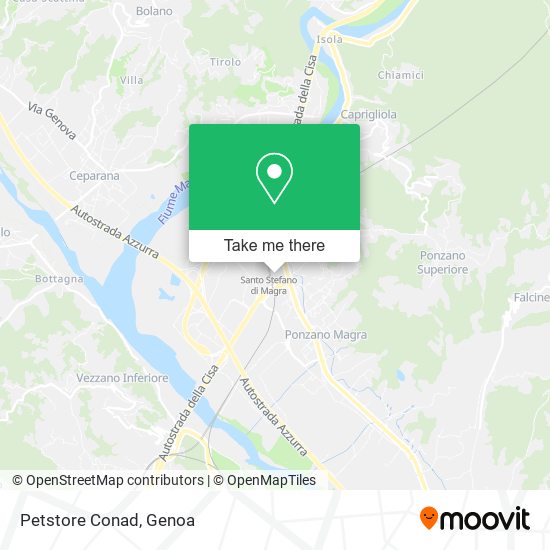 Petstore Conad map