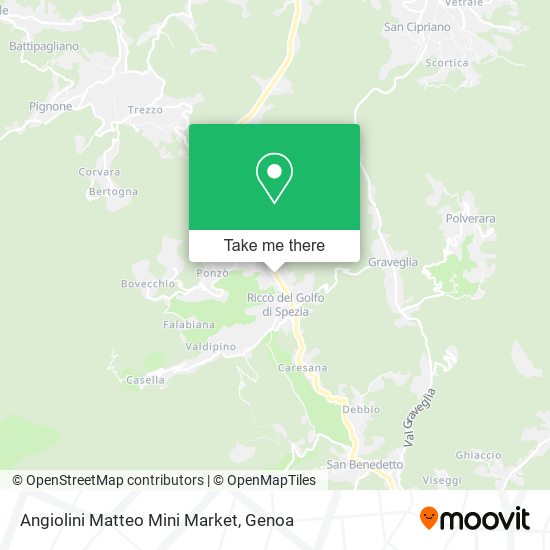 Angiolini Matteo Mini Market map