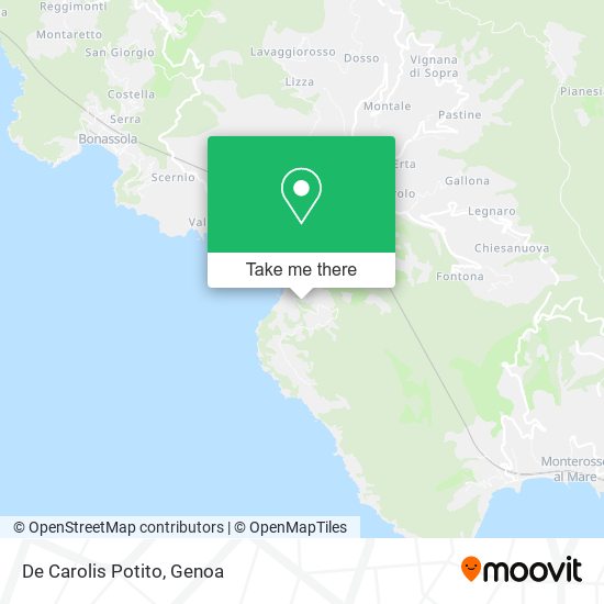 De Carolis Potito map