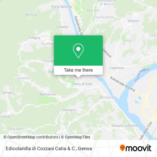 Edicolandia di Cozzani Catia & C. map