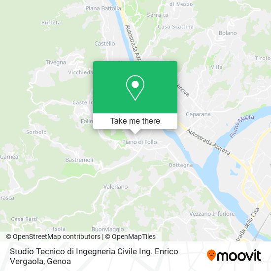 Studio Tecnico di Ingegneria Civile Ing. Enrico Vergaola map