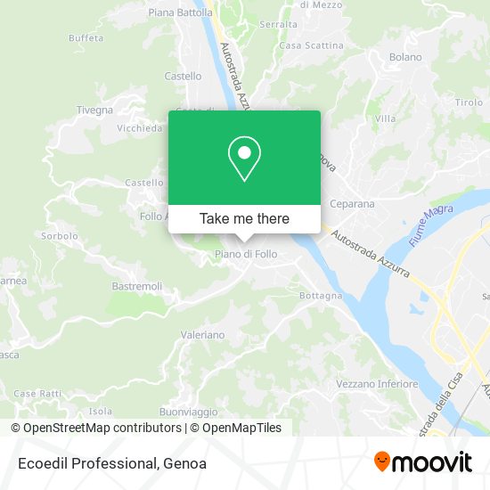 Ecoedil Professional map