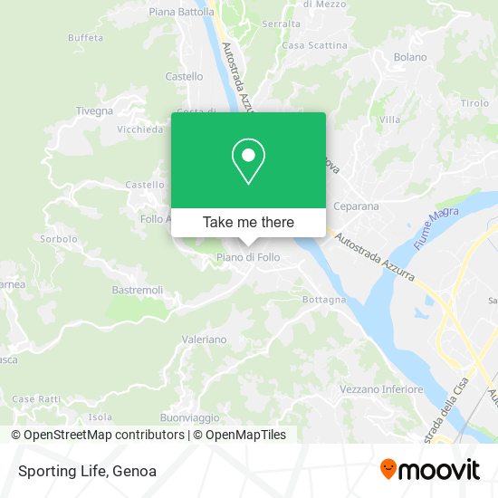 Sporting Life map